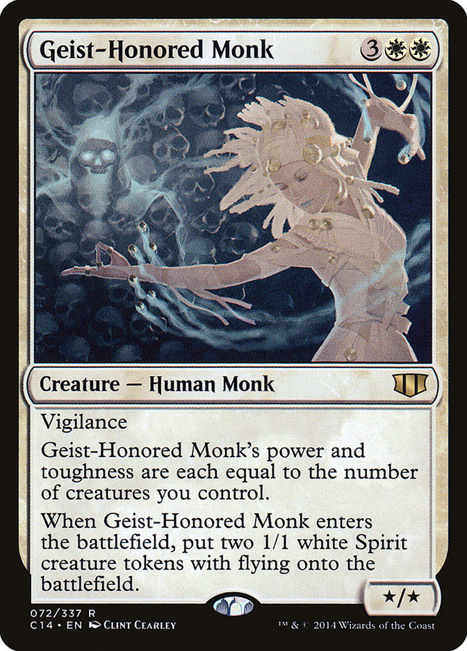 Geist-Honored Monk [Commander 2014] | Dragon's Lair Comics and Fantasy Houston TX