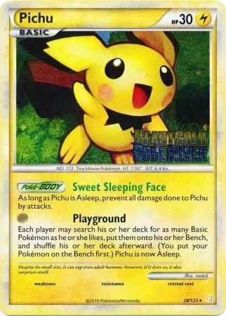 Pichu (28/123) (Prerelease Promo) [Nintendo: Black Star Promos] | Dragon's Lair Comics and Fantasy Houston TX