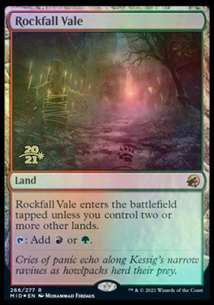 Rockfall Vale [Innistrad: Midnight Hunt Prerelease Promos] | Dragon's Lair Comics and Fantasy Houston TX