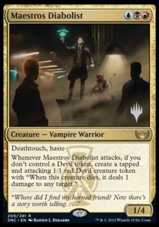 Maestros Diabolist (Promo Pack) [Streets of New Capenna Promos] | Dragon's Lair Comics and Fantasy Houston TX