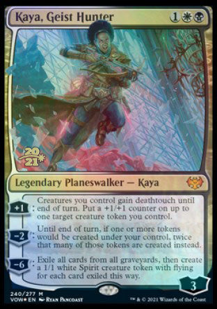 Kaya, Geist Hunter [Innistrad: Crimson Vow Prerelease Promos] | Dragon's Lair Comics and Fantasy Houston TX