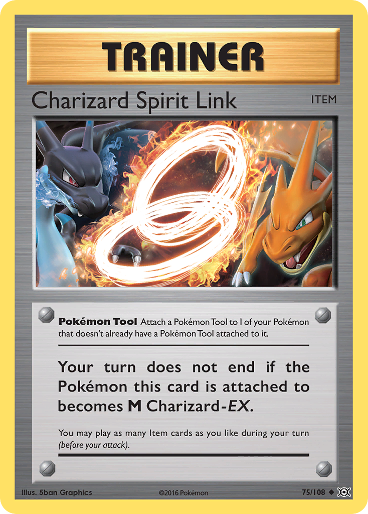 Charizard Spirit Link (75/108) [XY: Evolutions] | Dragon's Lair Comics and Fantasy Houston TX