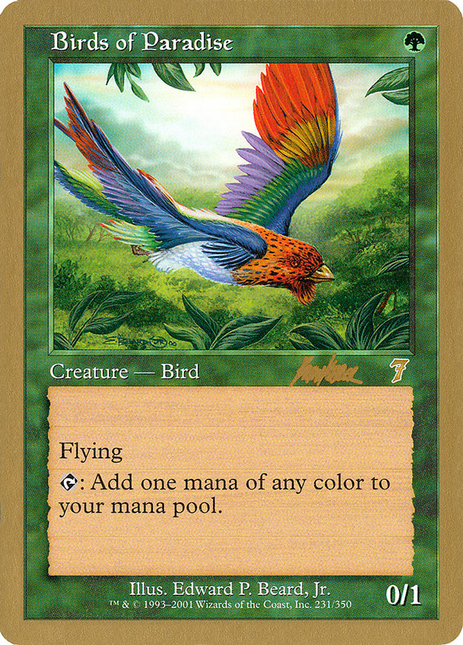 Birds of Paradise (Brian Kibler) [World Championship Decks 2002] | Dragon's Lair Comics and Fantasy Houston TX