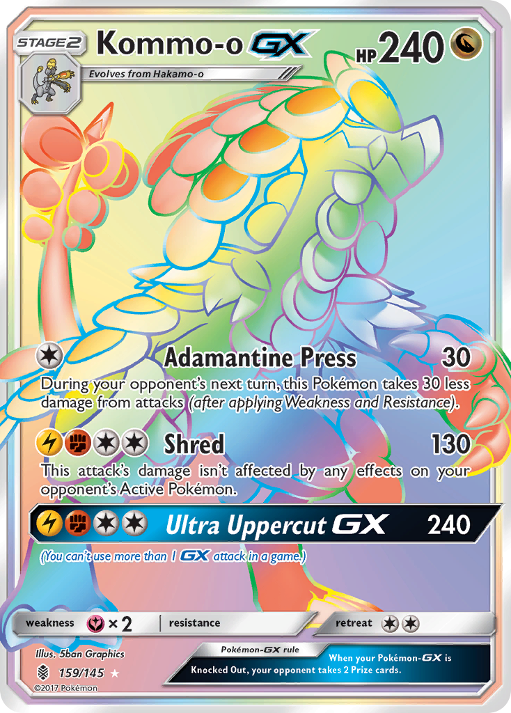 Kommo-o GX (159/145) [Sun & Moon: Guardians Rising] | Dragon's Lair Comics and Fantasy Houston TX