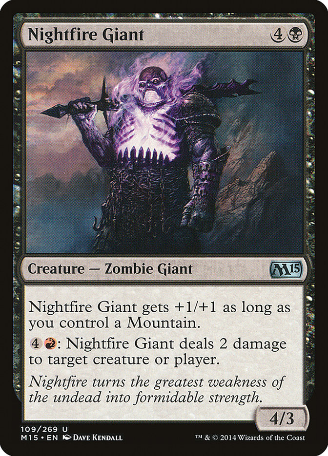 Nightfire Giant [Magic 2015] | Dragon's Lair Comics and Fantasy Houston TX