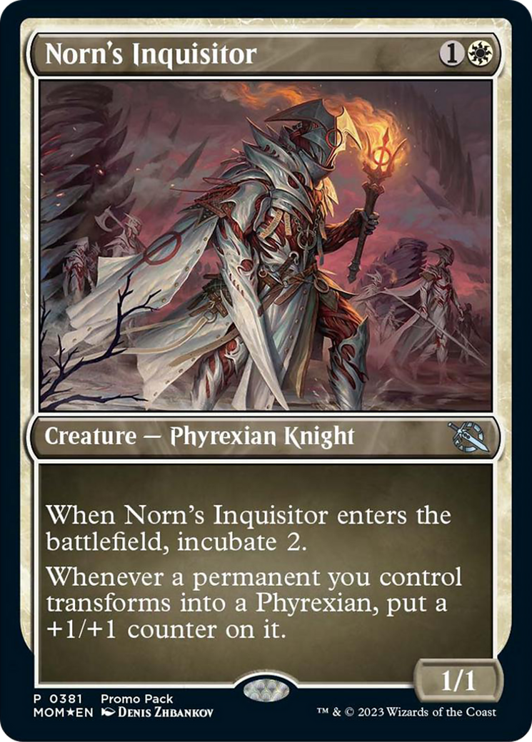 Norn's Inquisitor (Promo Pack) [March of the Machine Promos] | Dragon's Lair Comics and Fantasy Houston TX