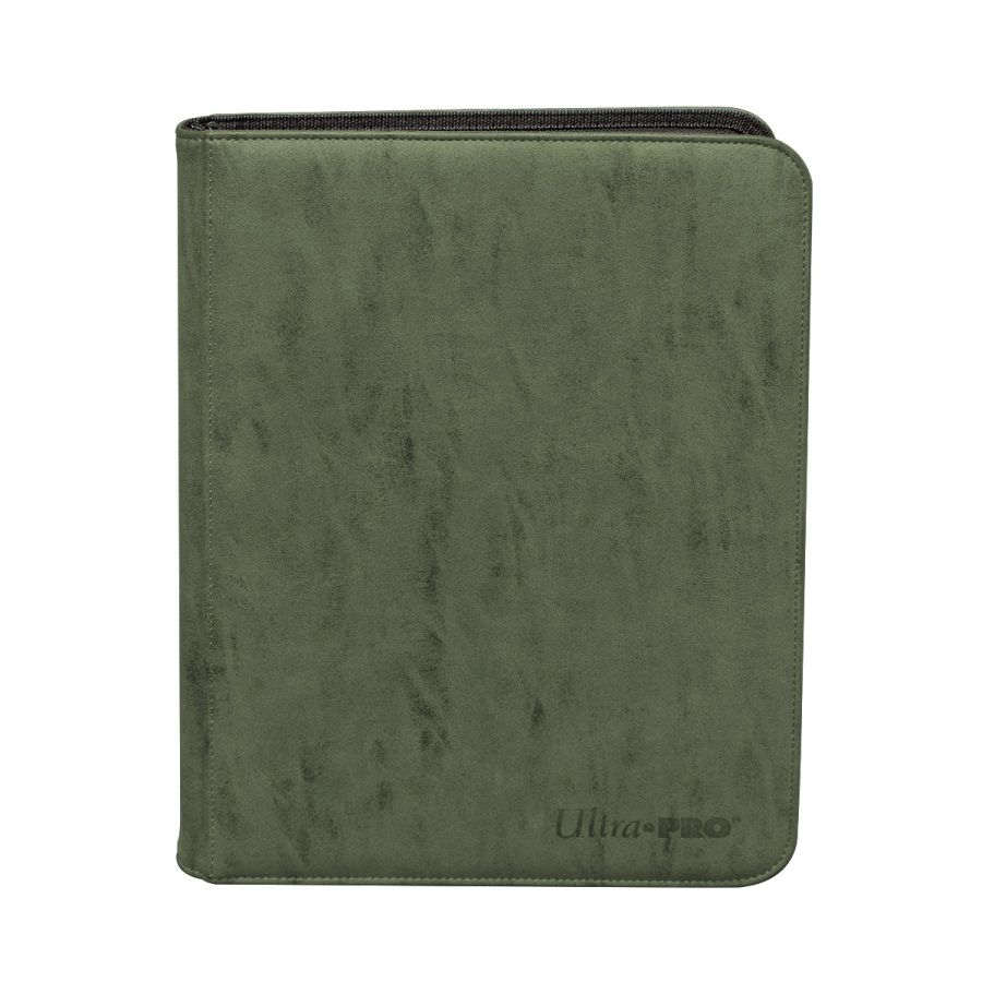 Ultra Pro Suede Collection 9 Pocket Zippered Pro-Binder - Emerald | Dragon's Lair Comics and Fantasy Houston TX