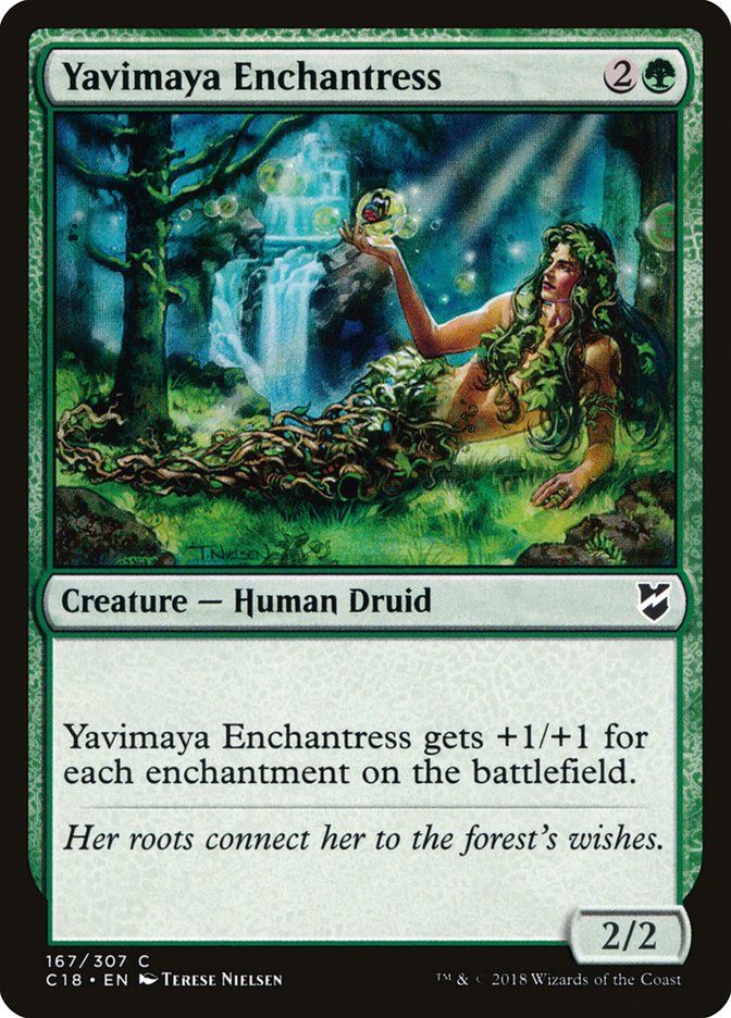 Yavimaya Enchantress [Commander 2018] | Dragon's Lair Comics and Fantasy Houston TX