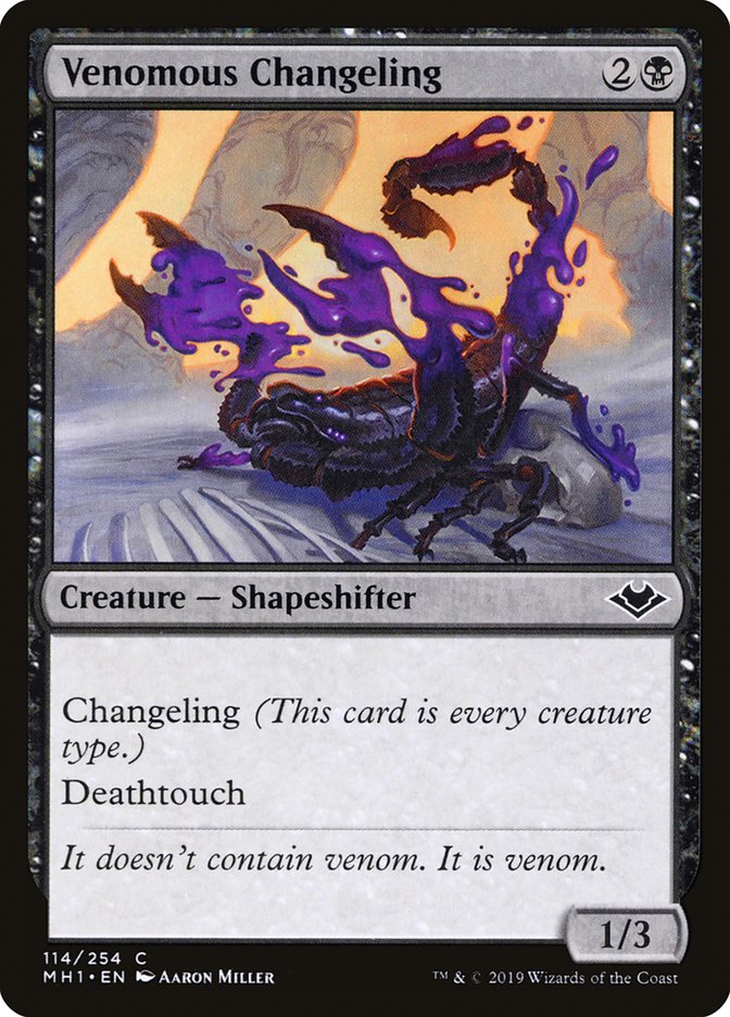 Venomous Changeling [Modern Horizons] | Dragon's Lair Comics and Fantasy Houston TX