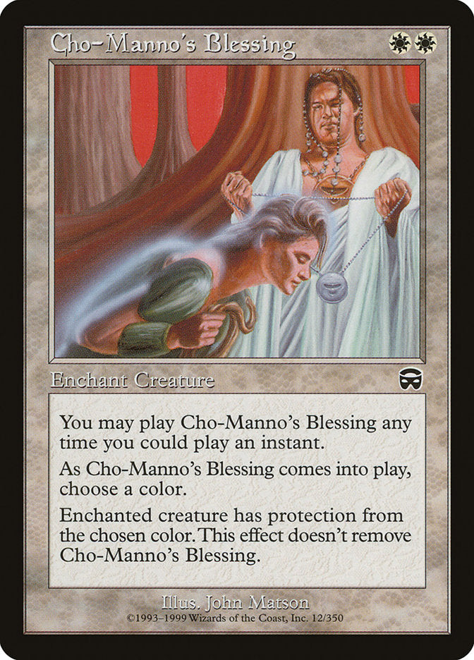 Cho-Manno's Blessing [Mercadian Masques] | Dragon's Lair Comics and Fantasy Houston TX