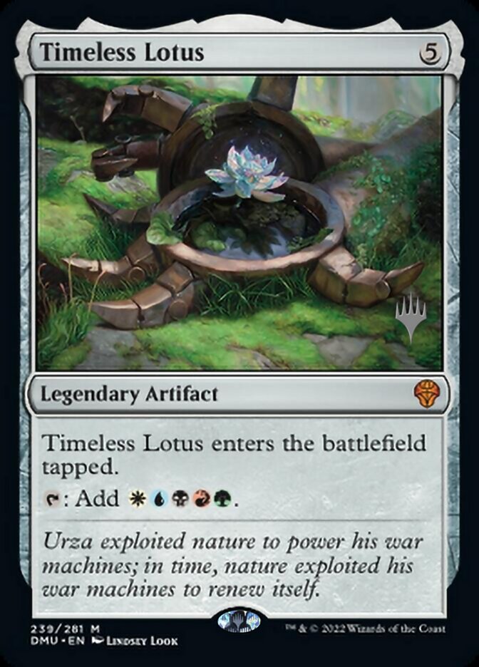 Timeless Lotus (Promo Pack) [Dominaria United Promos] | Dragon's Lair Comics and Fantasy Houston TX