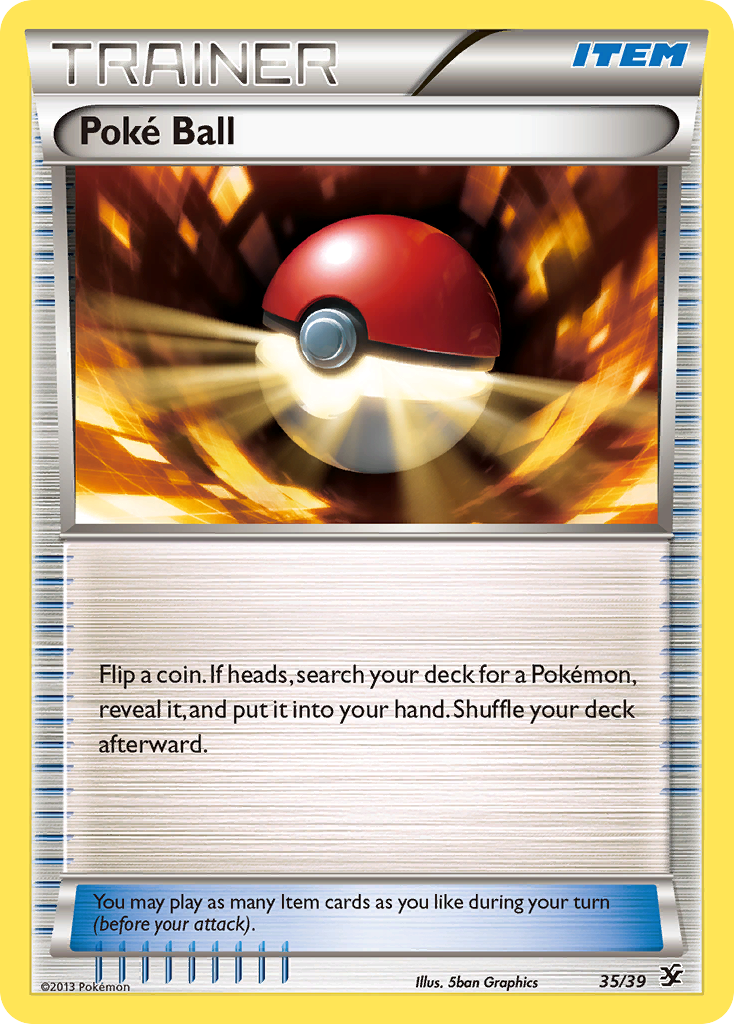 Poke Ball (35/39) [XY: Kalos Starter Set] | Dragon's Lair Comics and Fantasy Houston TX