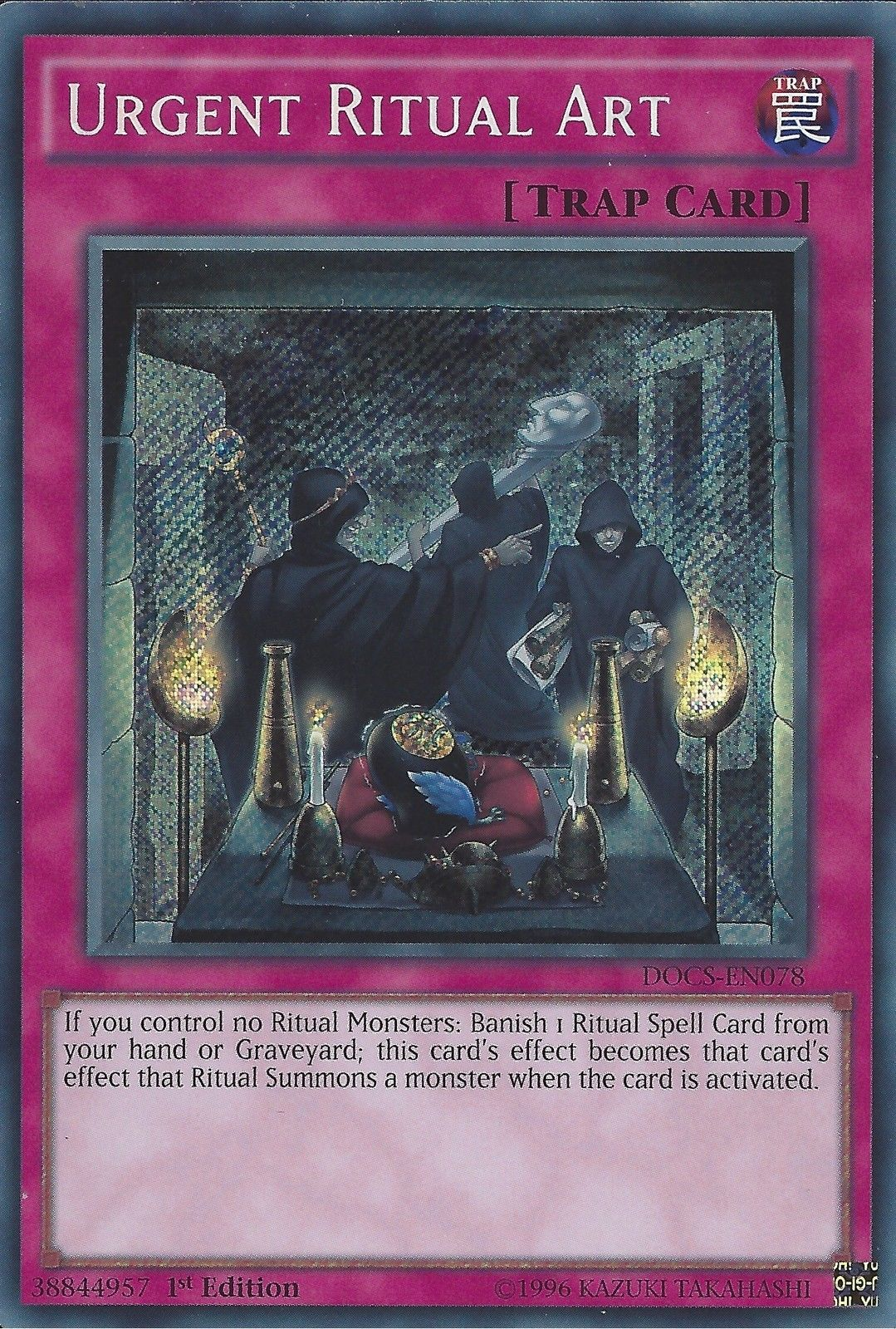 Urgent Ritual Art [DOCS-EN078] Secret Rare | Dragon's Lair Comics and Fantasy Houston TX