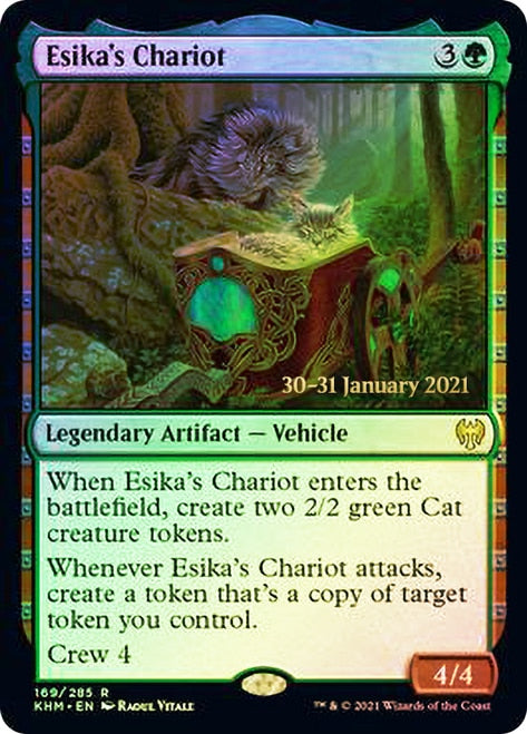 Esika's Chariot [Kaldheim Prerelease Promos] | Dragon's Lair Comics and Fantasy Houston TX