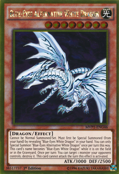 Blue-Eyes Alternative White Dragon [MVP1-ENG46] Gold Rare | Dragon's Lair Comics and Fantasy Houston TX