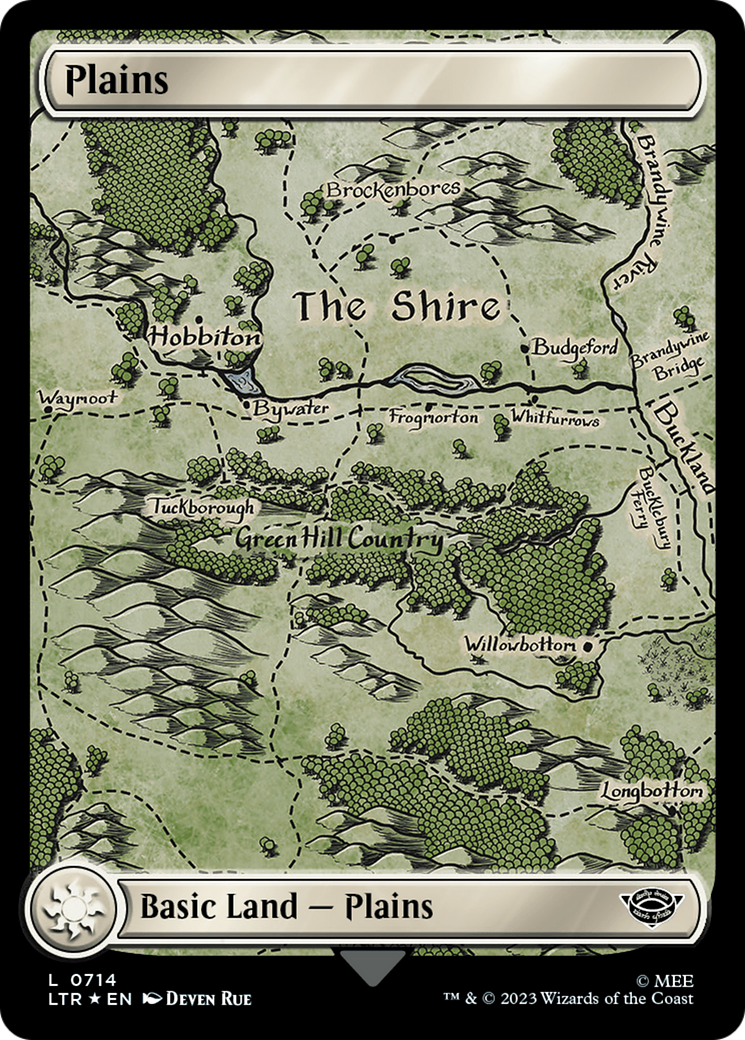 Plains (0714) (Surge Foil) [The Lord of the Rings: Tales of Middle-Earth] | Dragon's Lair Comics and Fantasy Houston TX