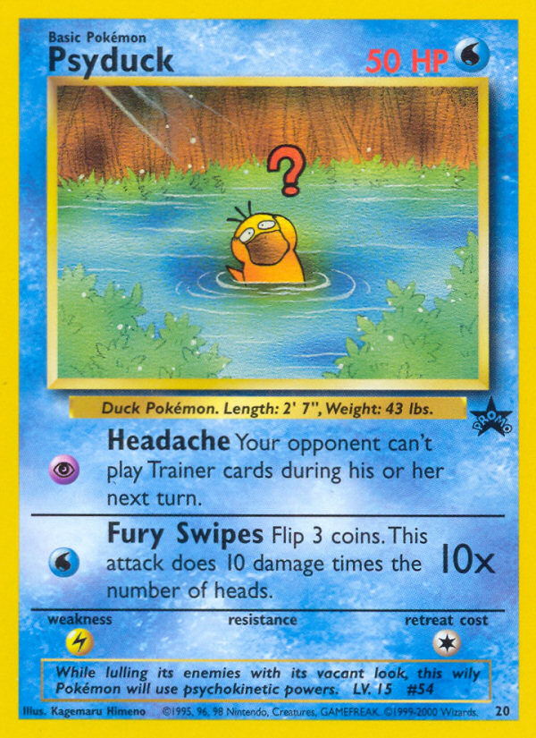 Psyduck (20) [Wizards of the Coast: Black Star Promos] | Dragon's Lair Comics and Fantasy Houston TX