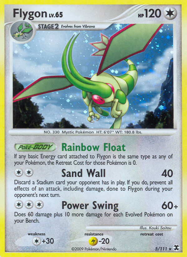 Flygon (5/111) (Theme Deck Exclusive) [Platinum: Rising Rivals] | Dragon's Lair Comics and Fantasy Houston TX