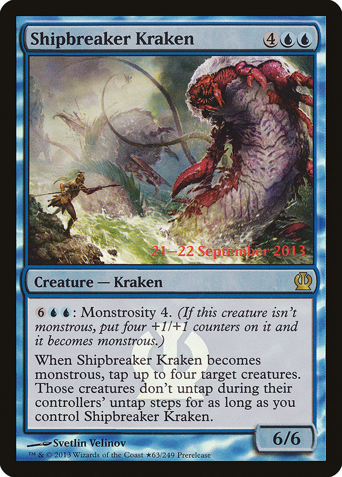 Shipbreaker Kraken [Theros Prerelease Promos] | Dragon's Lair Comics and Fantasy Houston TX