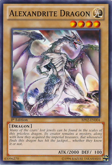 Alexandrite Dragon [BP02-EN004] Mosaic Rare | Dragon's Lair Comics and Fantasy Houston TX