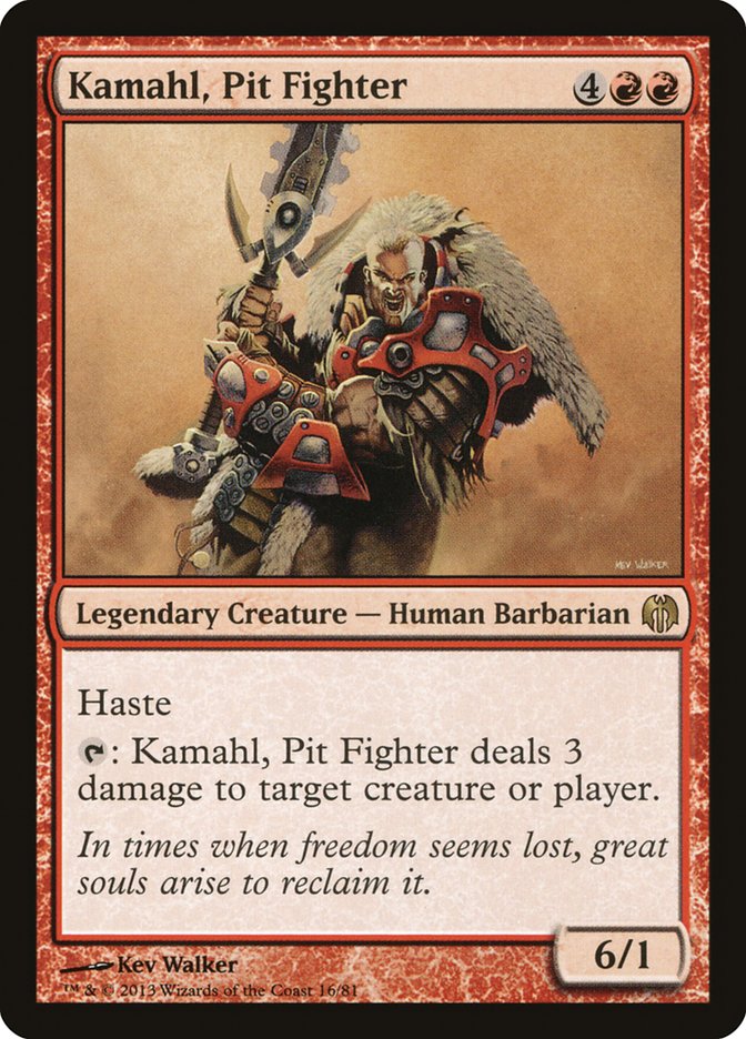 Kamahl, Pit Fighter [Duel Decks: Heroes vs. Monsters] | Dragon's Lair Comics and Fantasy Houston TX