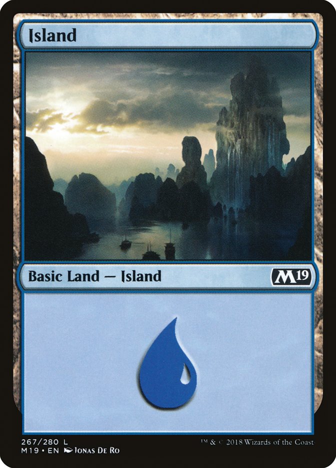 Island (267) [Core Set 2019] | Dragon's Lair Comics and Fantasy Houston TX