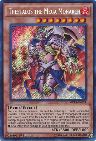 Thestalos the Mega Monarch [MP15-EN021] Secret Rare | Dragon's Lair Comics and Fantasy Houston TX