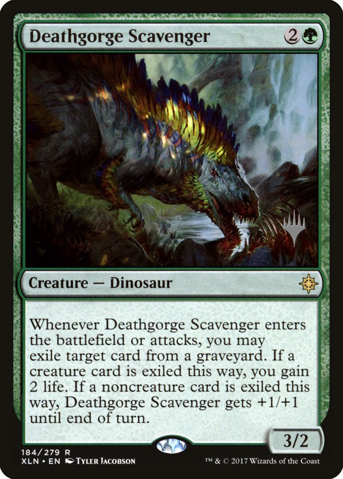 Deathgorge Scavenger (Promo Pack) [Ixalan Promos] | Dragon's Lair Comics and Fantasy Houston TX