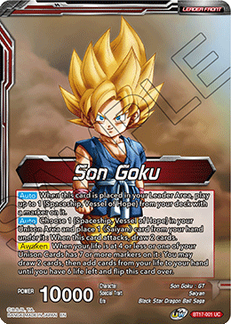 Son Goku // Son Goku, Pan, and Trunks, Space Adventurers (BT17-001) [Ultimate Squad] | Dragon's Lair Comics and Fantasy Houston TX