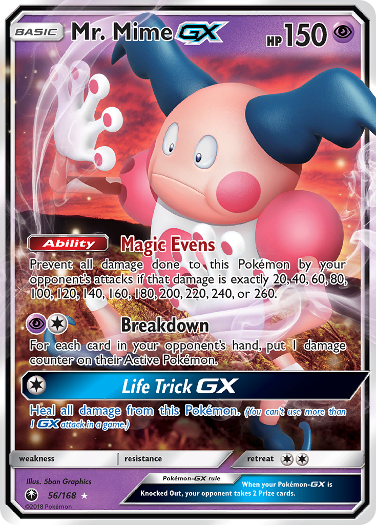 Mr. Mime GX (56/168) [Sun & Moon: Celestial Storm] | Dragon's Lair Comics and Fantasy Houston TX