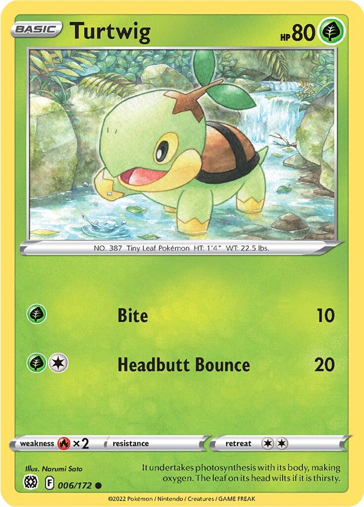 Turtwig (006/172) [Sword & Shield: Brilliant Stars] | Dragon's Lair Comics and Fantasy Houston TX