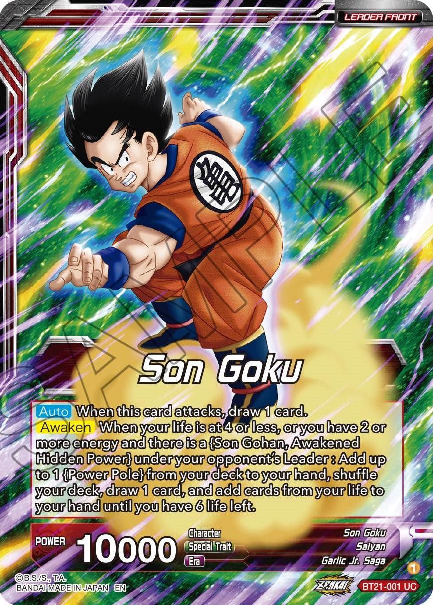 Son Goku // Son Goku, for the Sake of Family (BT21-001) [Wild Resurgence] | Dragon's Lair Comics and Fantasy Houston TX