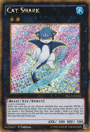 Cat Shark [PGL2-EN016] Gold Secret Rare | Dragon's Lair Comics and Fantasy Houston TX