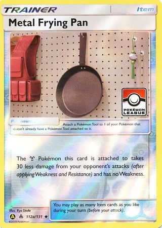 Metal Frying Pan (112a/131) (League Promo) [Sun & Moon: Forbidden Light] | Dragon's Lair Comics and Fantasy Houston TX