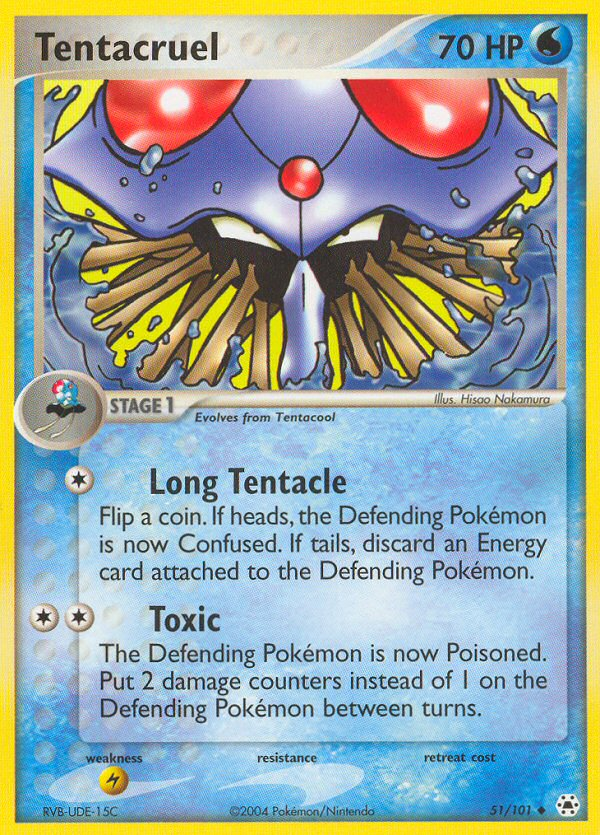 Tentacruel (51/101) [EX: Hidden Legends] | Dragon's Lair Comics and Fantasy Houston TX