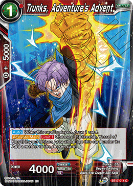 Trunks, Adventure's Advent (BT17-014) [Ultimate Squad] | Dragon's Lair Comics and Fantasy Houston TX