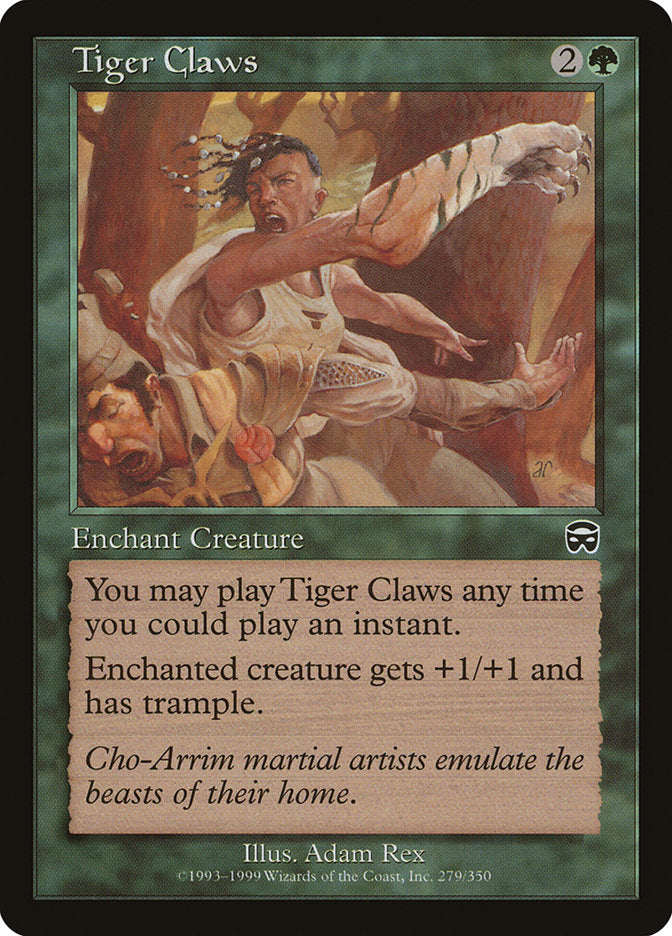 Tiger Claws [Mercadian Masques] | Dragon's Lair Comics and Fantasy Houston TX