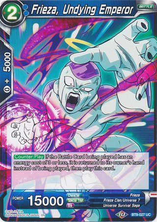 Frieza, Undying Emperor (BT9-027) [Universal Onslaught] | Dragon's Lair Comics and Fantasy Houston TX