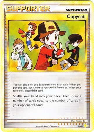 Copycat (21/30) [HeartGold & SoulSilver: Trainer Kit - Raichu] | Dragon's Lair Comics and Fantasy Houston TX