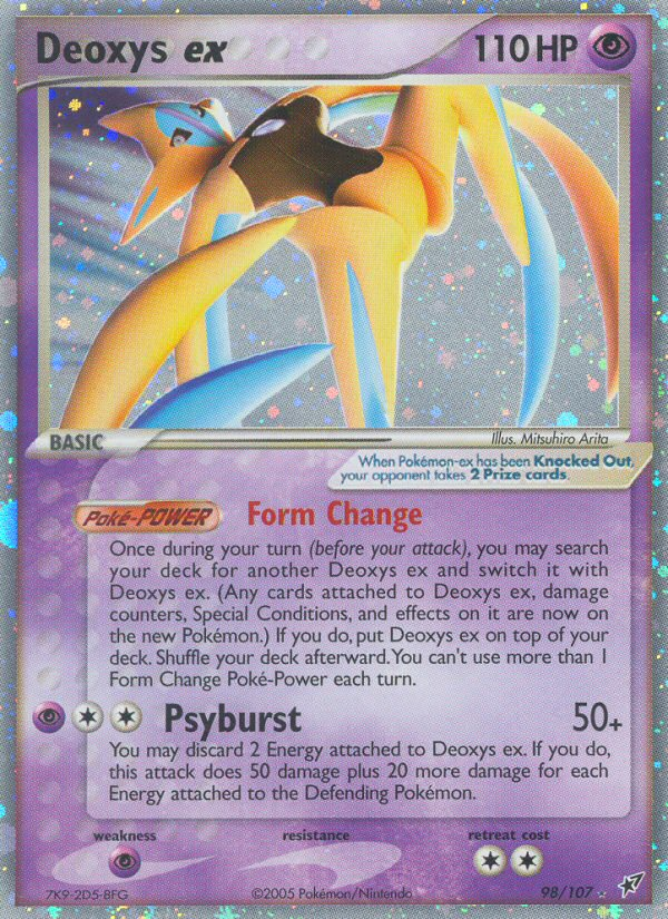 Deoxys ex (98/107) [EX: Deoxys] | Dragon's Lair Comics and Fantasy Houston TX