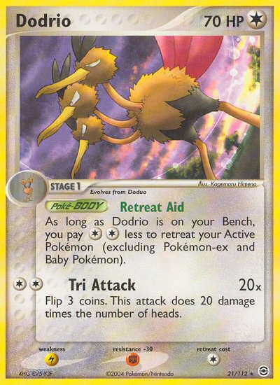 Dodrio (21/112) [EX: FireRed & LeafGreen] | Dragon's Lair Comics and Fantasy Houston TX