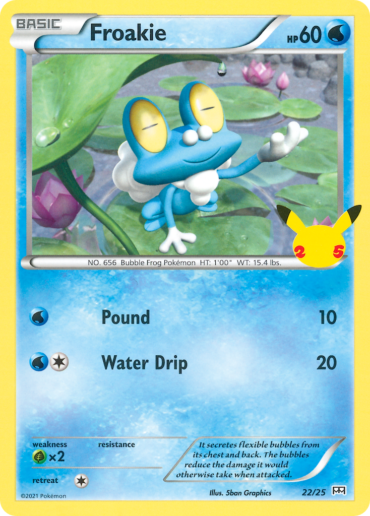 Froakie (22/25) [McDonald's 25th Anniversary] | Dragon's Lair Comics and Fantasy Houston TX