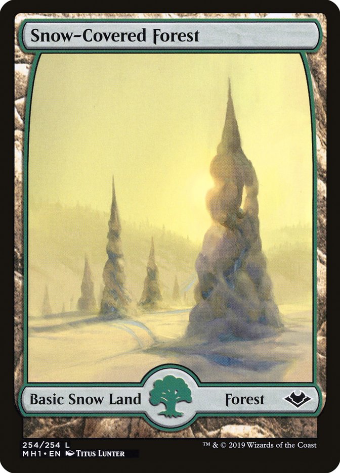 Snow-Covered Forest [Modern Horizons] | Dragon's Lair Comics and Fantasy Houston TX