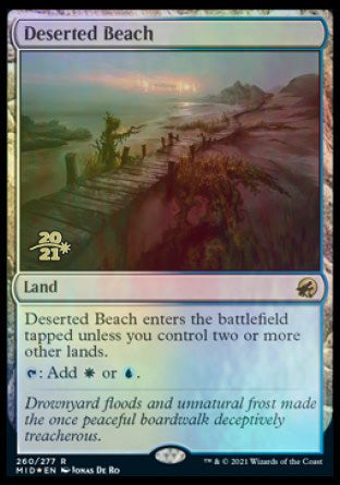 Deserted Beach [Innistrad: Midnight Hunt Prerelease Promos] | Dragon's Lair Comics and Fantasy Houston TX