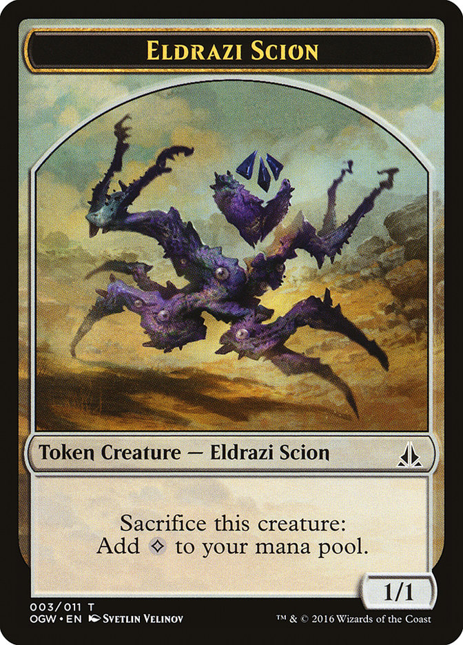 Eldrazi Scion Token (003/011) [Oath of the Gatewatch Tokens] | Dragon's Lair Comics and Fantasy Houston TX