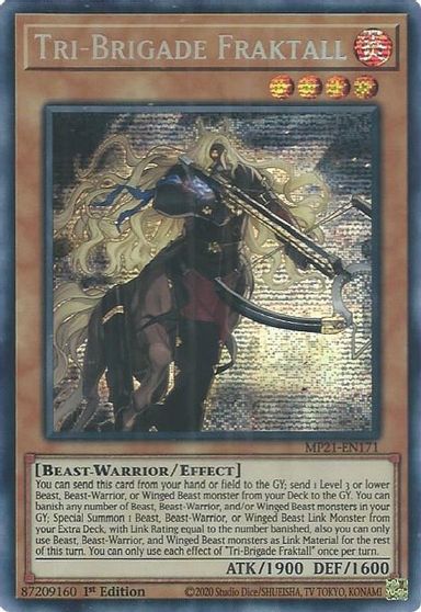 Tri-Brigade Fraktall [MP21-EN171] Prismatic Secret Rare | Dragon's Lair Comics and Fantasy Houston TX