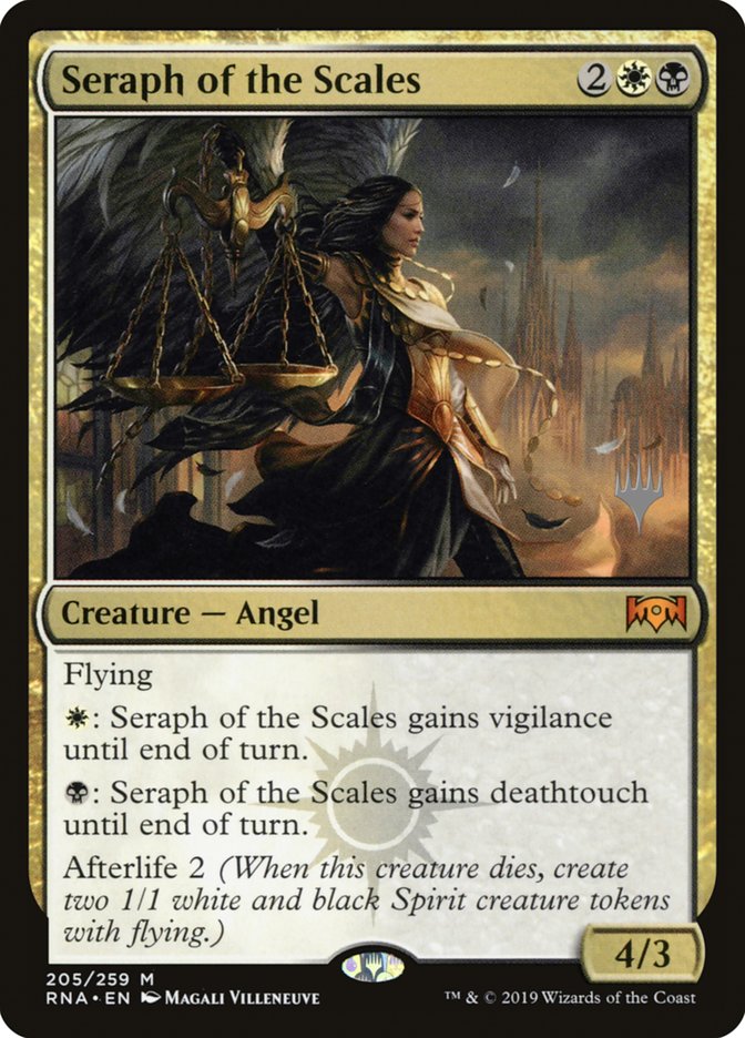 Seraph of the Scales (Promo Pack) [Ravnica Allegiance Promos] | Dragon's Lair Comics and Fantasy Houston TX