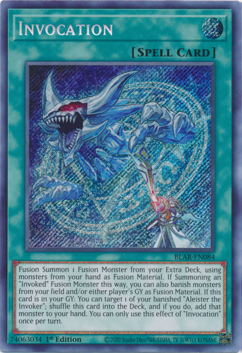 Invocation [BLAR-EN084] Secret Rare | Dragon's Lair Comics and Fantasy Houston TX