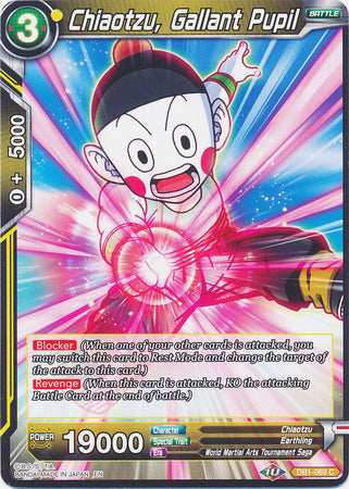 Chiaotzu, Gallant Pupil (DB1-069) [Dragon Brawl] | Dragon's Lair Comics and Fantasy Houston TX