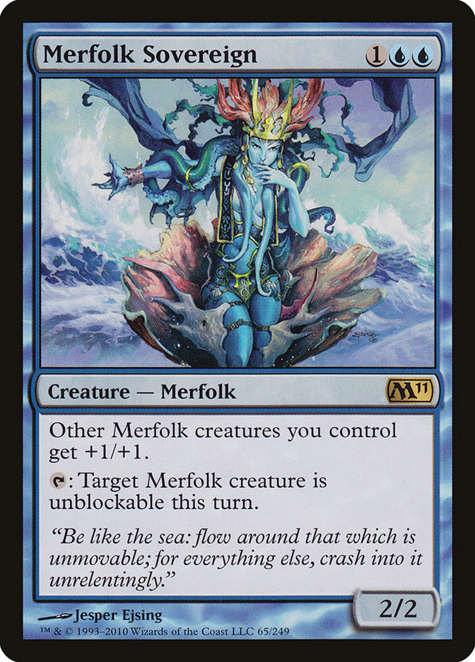 Merfolk Sovereign [Magic 2011] | Dragon's Lair Comics and Fantasy Houston TX